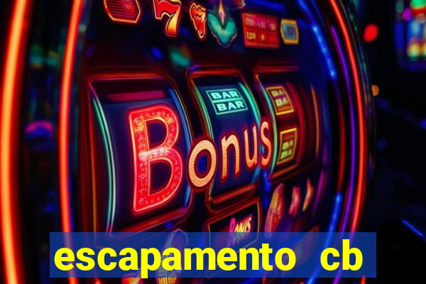 escapamento cb twister 250